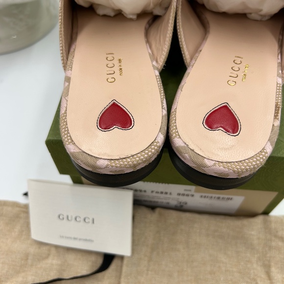 Women’s Gucci Princetown slipper in jumbo GG Carmel canvas size 39 made in Italy - Picture 6 of 8